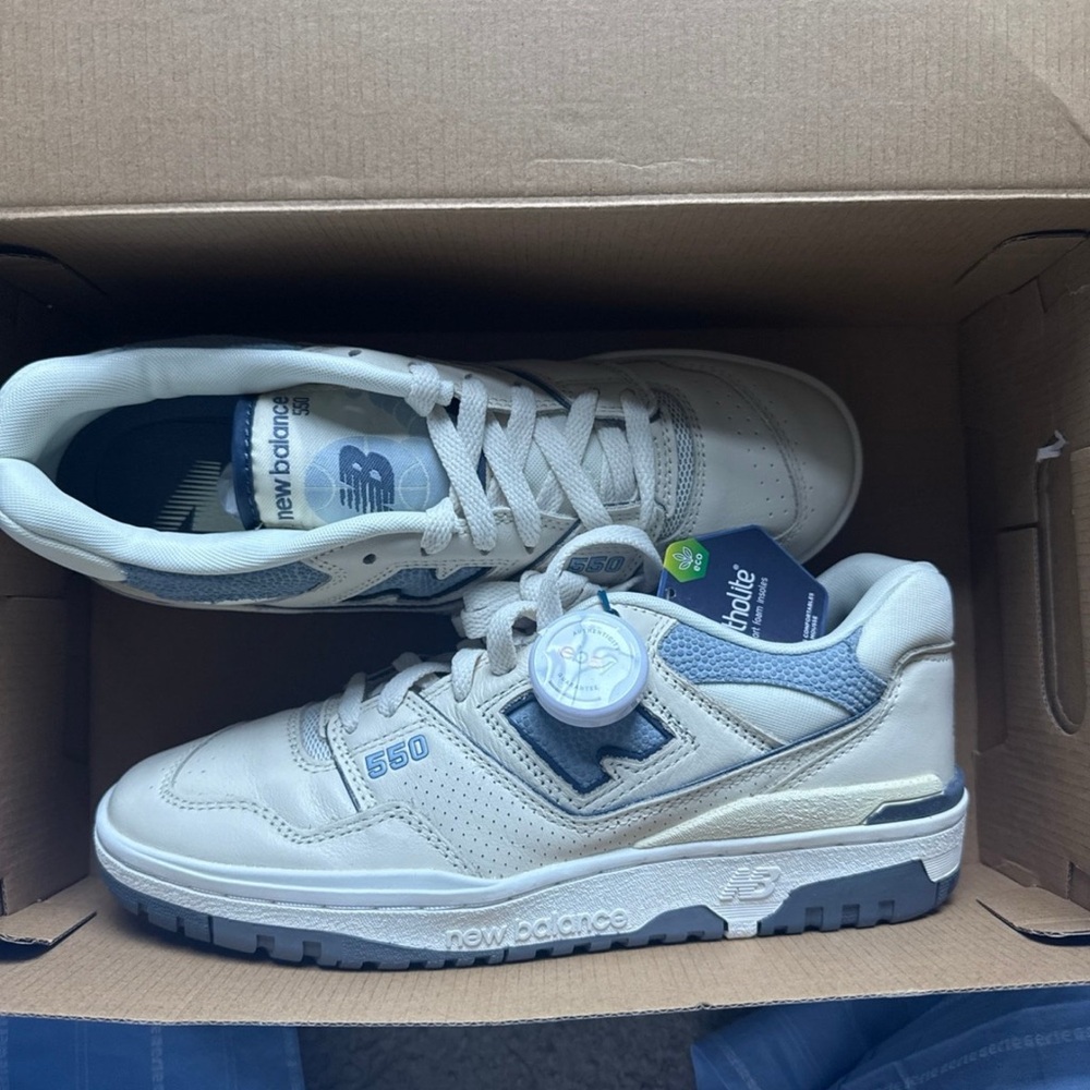 New balance 550 vintage beige snd indigo